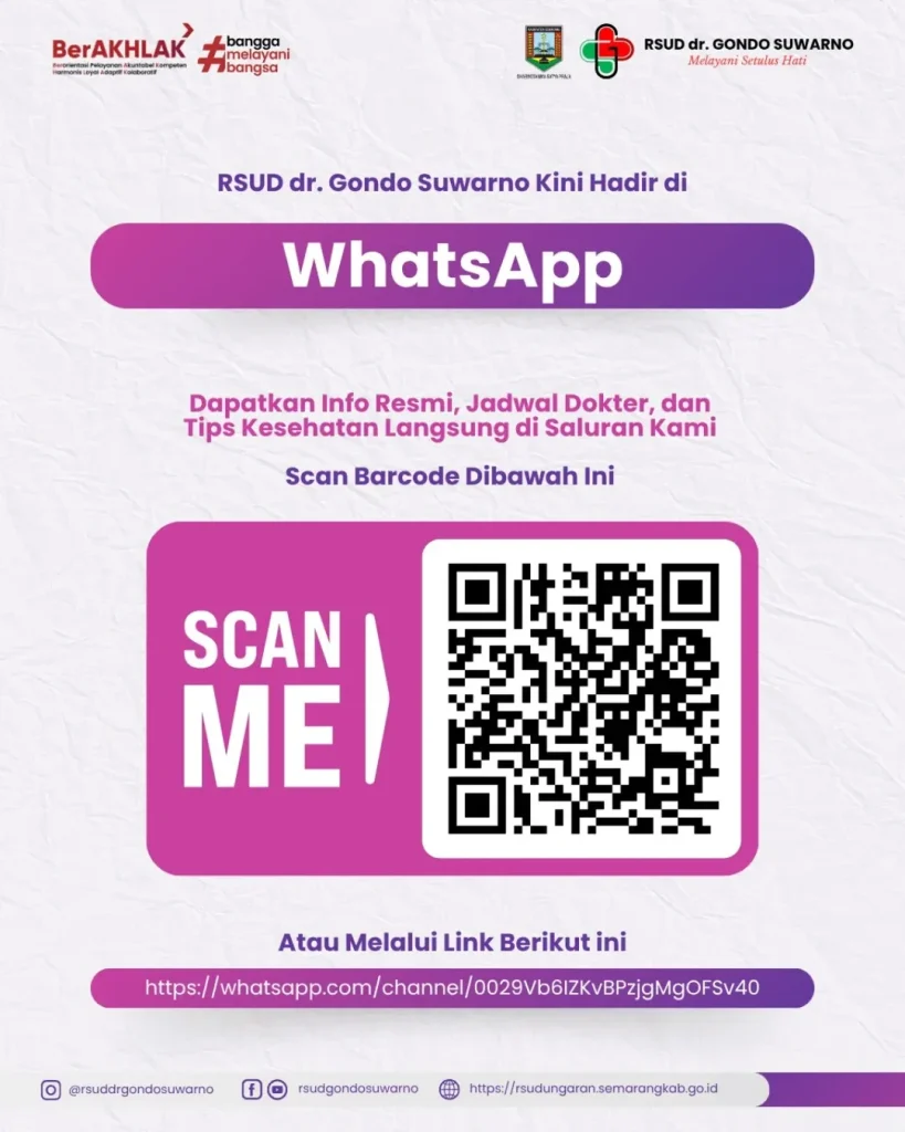 🩺 saluran resmi rsud dr. gondo suwarno 🏥halo sahabat sehat rsgs 👋kini rsud dr. gondo suwarno